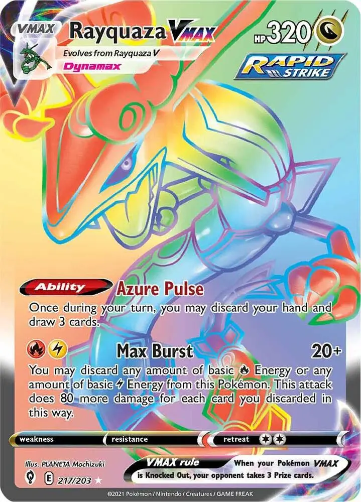 Rayquaza VMAX, Evolving Skies 217/203
