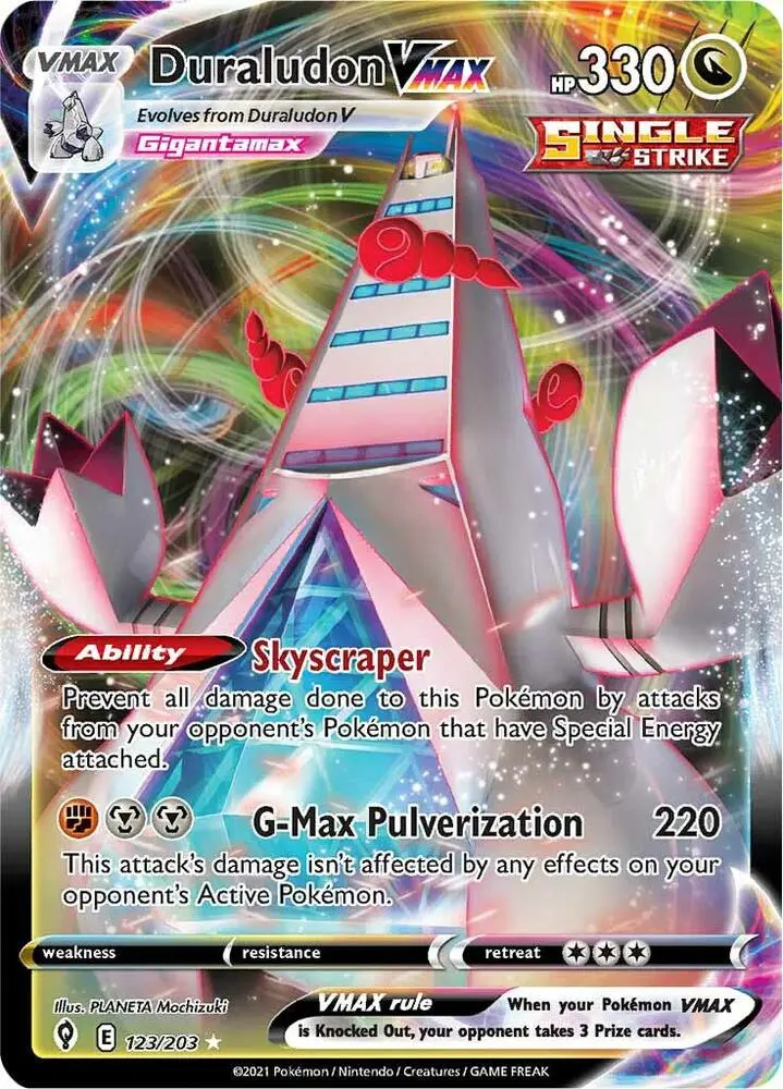 Duraludon VMAX, Evolving Skies 123/203
