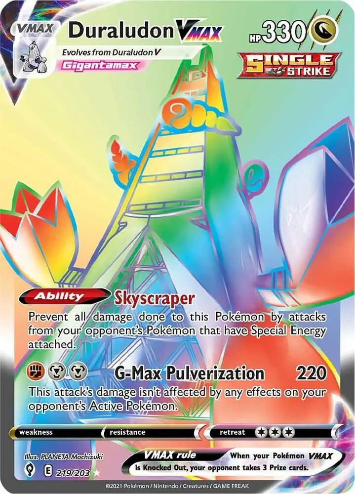Duraludon VMAX, Evolving Skies 219/203
