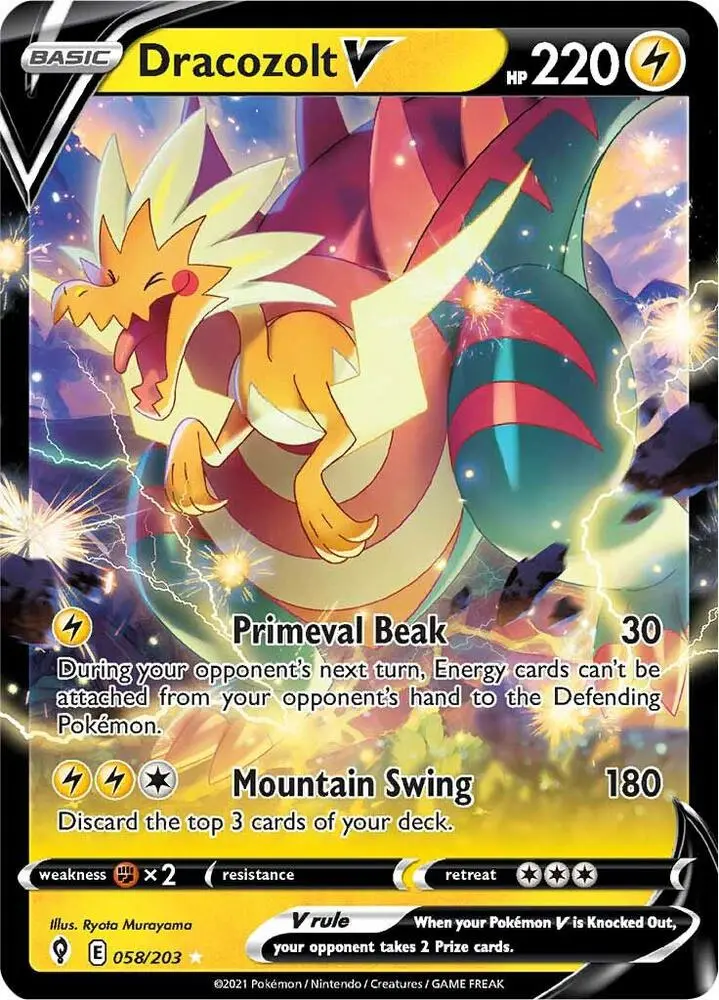 Dracozolt V, Evolving Skies 58/203