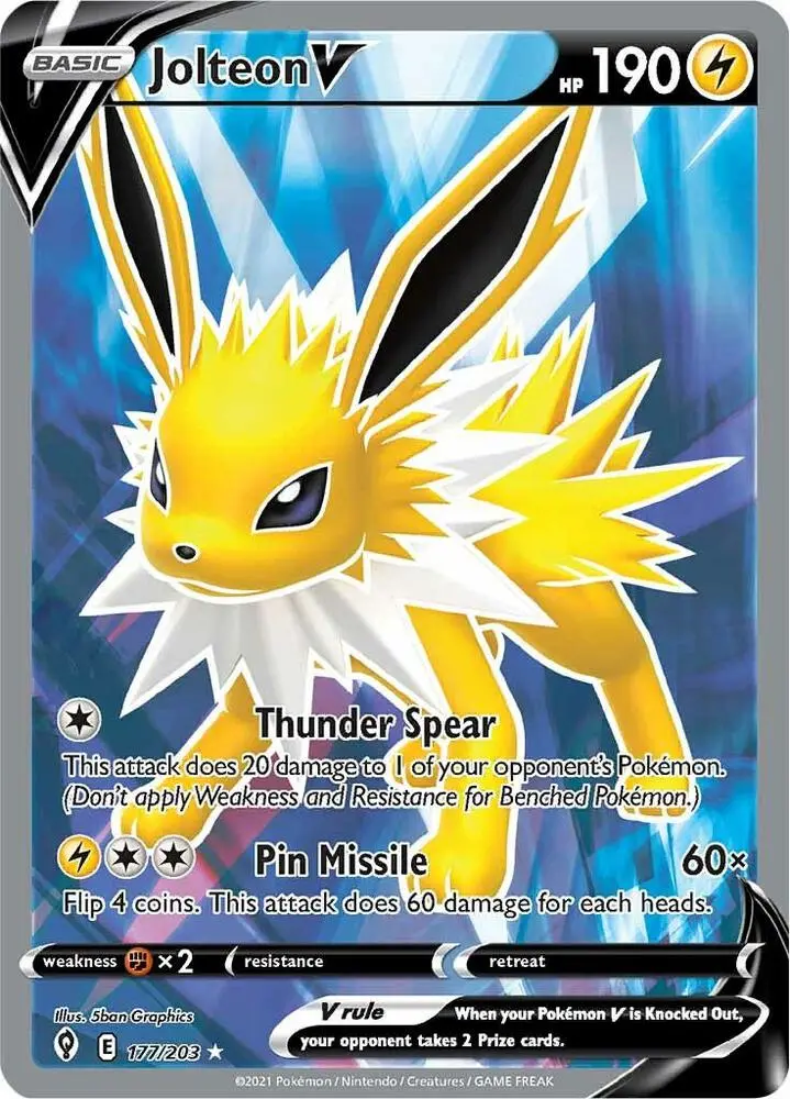 Jolteon V, Evolving Skies 177/203