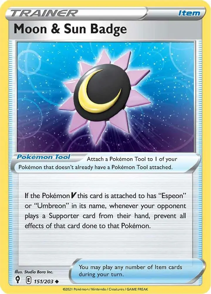 Moon & Sun Badge, Evolving Skies 151/203