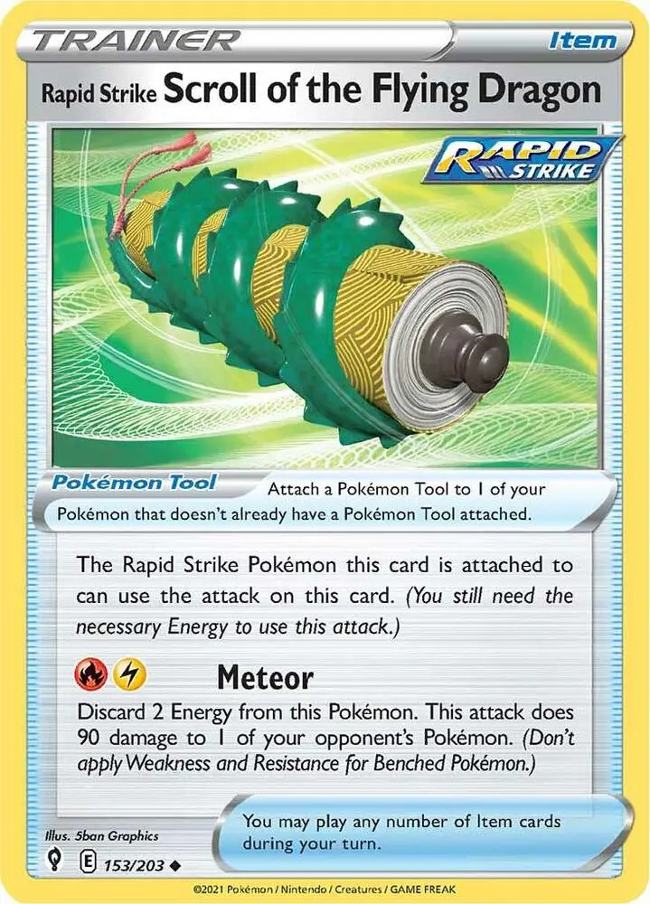 Rapid Strike Scroll of the Flying Dragon, Evolving Skies 153/203