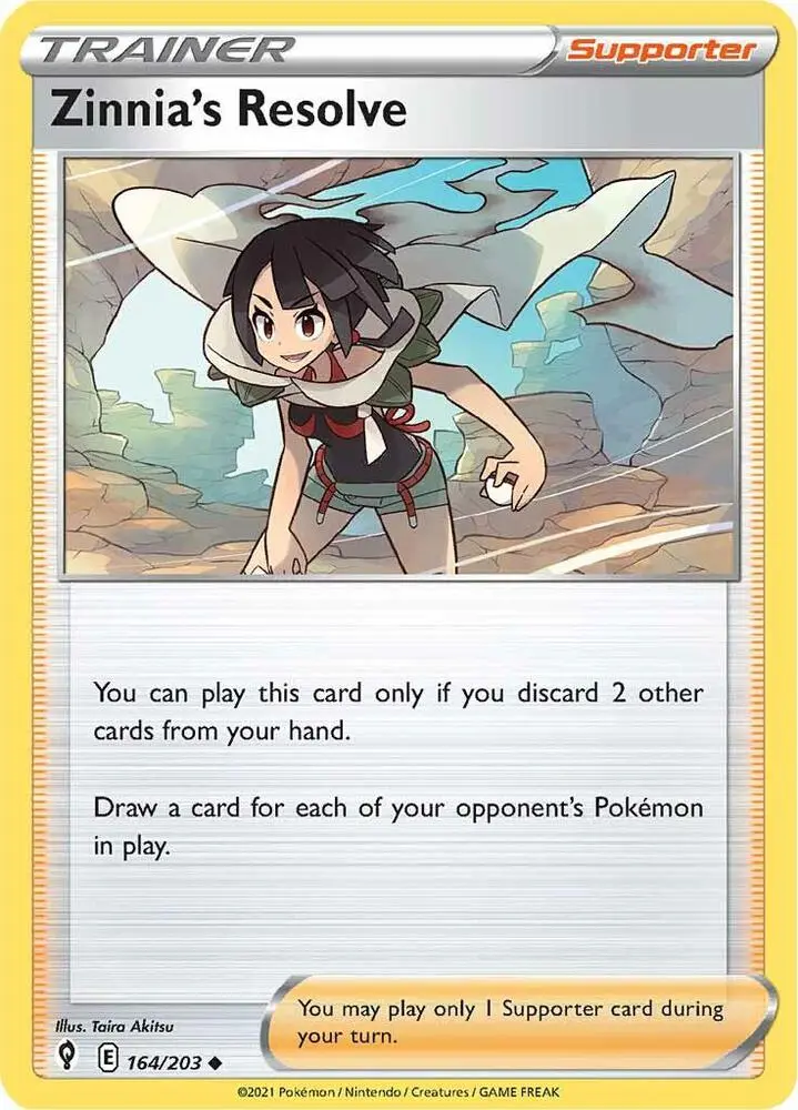 Zinnia's Resolve, Evolving Skies 164/203