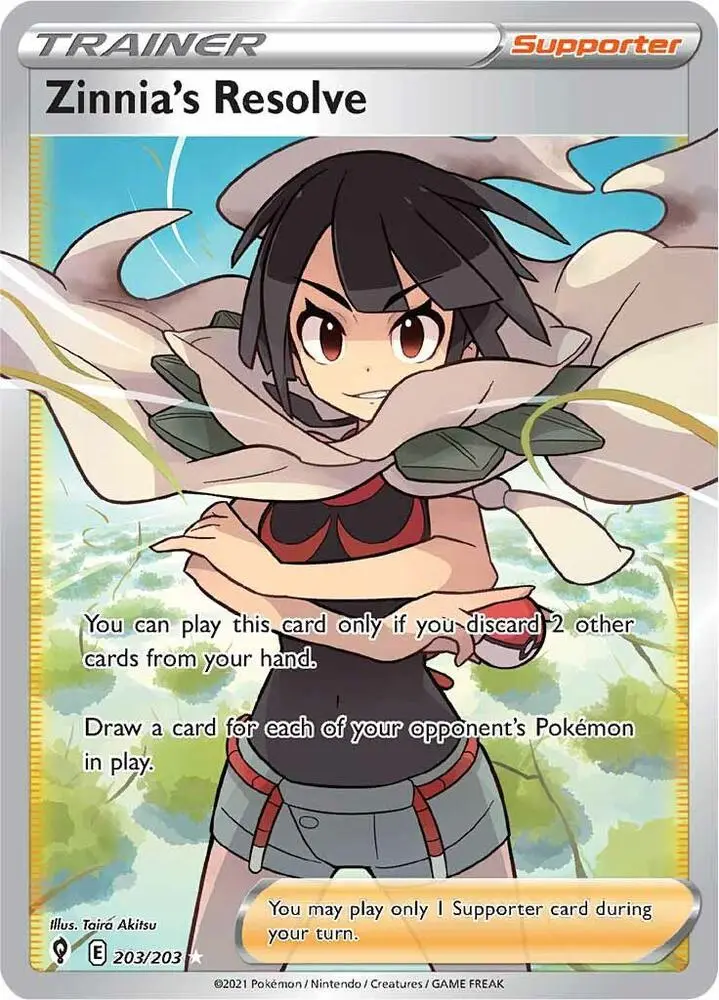 Zinnia's Resolve, Evolving Skies 203/203