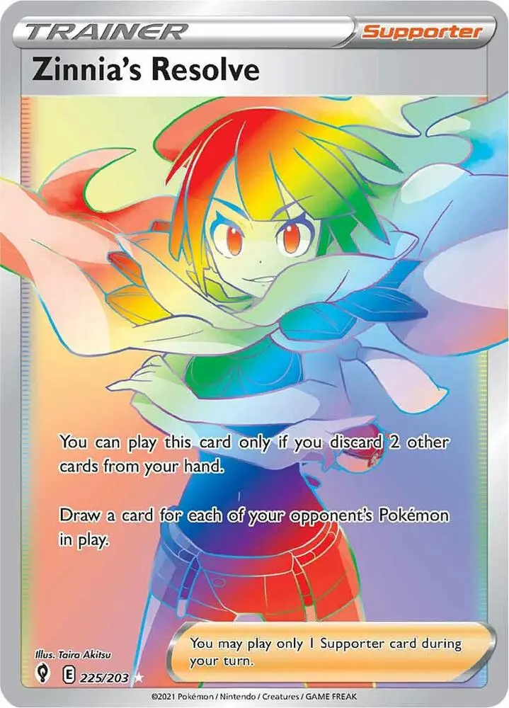 Zinnia's Resolve, Evolving Skies 225/203