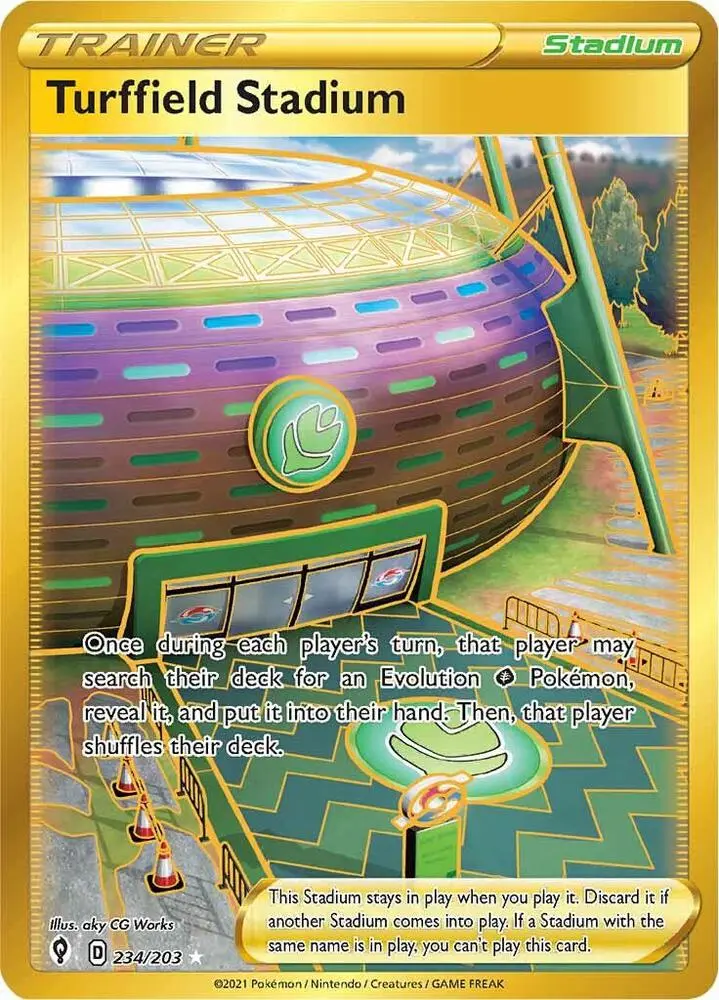 Turffield Stadium, Evolving Skies 234/203