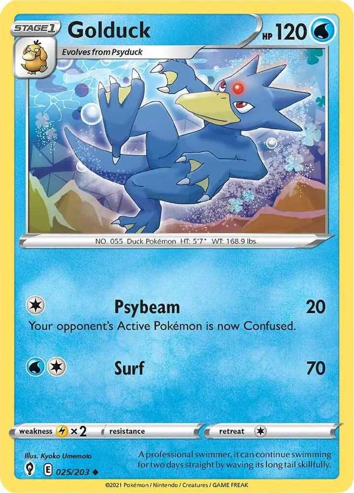 Golduck, Evolving Skies 25/203