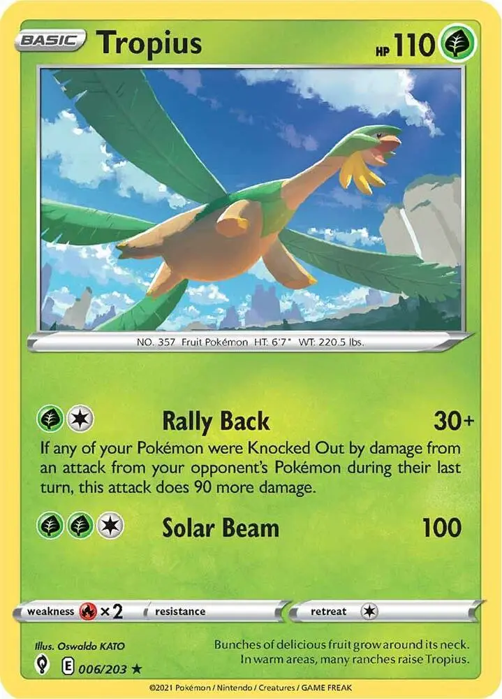 Tropius, Evolving Skies 6/203