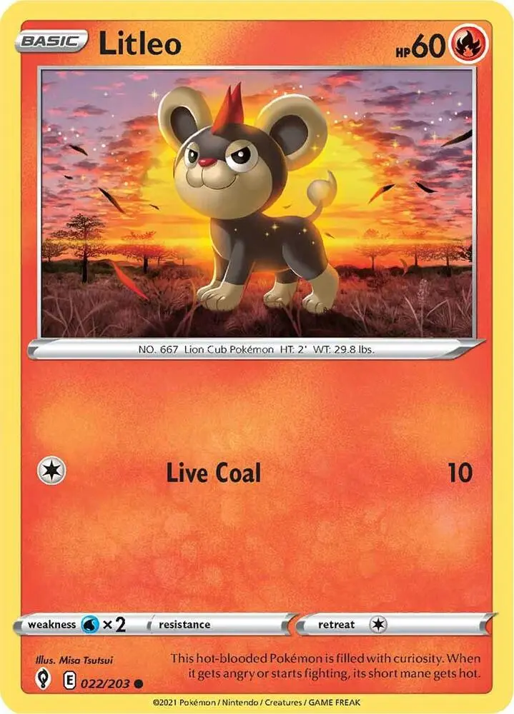 Litleo, Evolving Skies 22/203