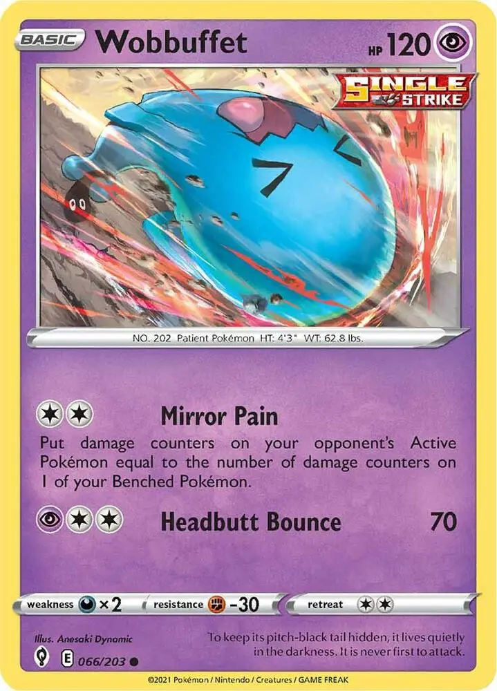 Wobbuffet, Evolving Skies 66/203