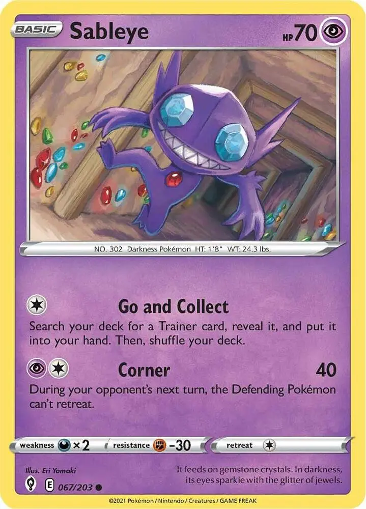 Sableye, Evolving Skies 67/203
