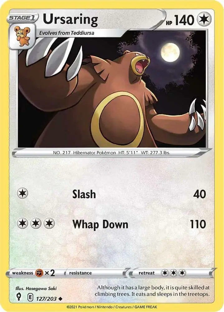 Ursaring, Evolving Skies 127/203