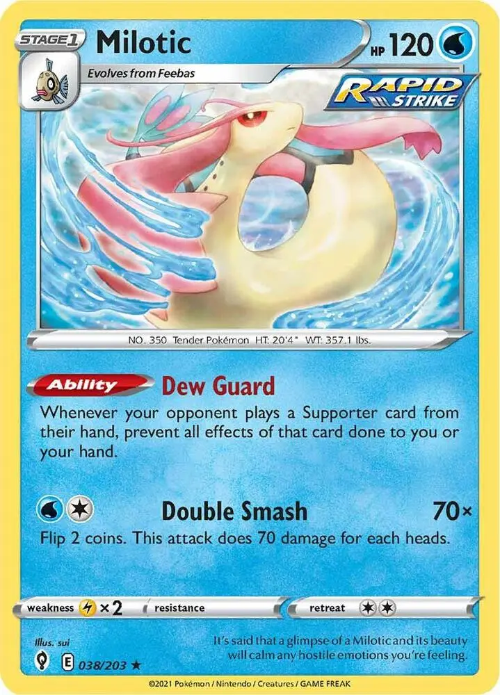 Milotic, Evolving Skies 38/203
