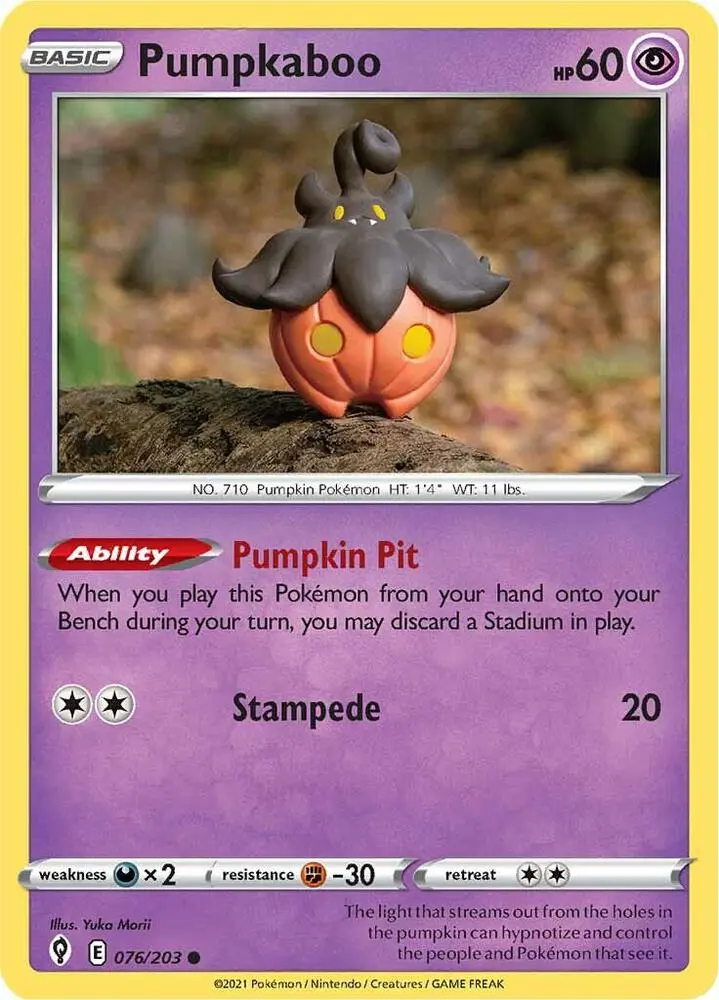 Pumpkaboo, Evolving Skies 76/203