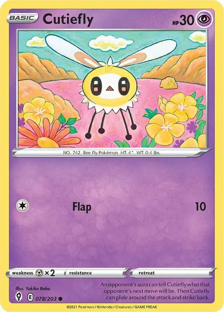 Cutiefly, Evolving Skies 78/203
