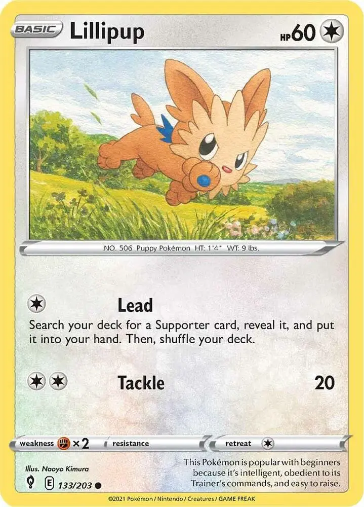 Lillipup, Evolving Skies 133/203