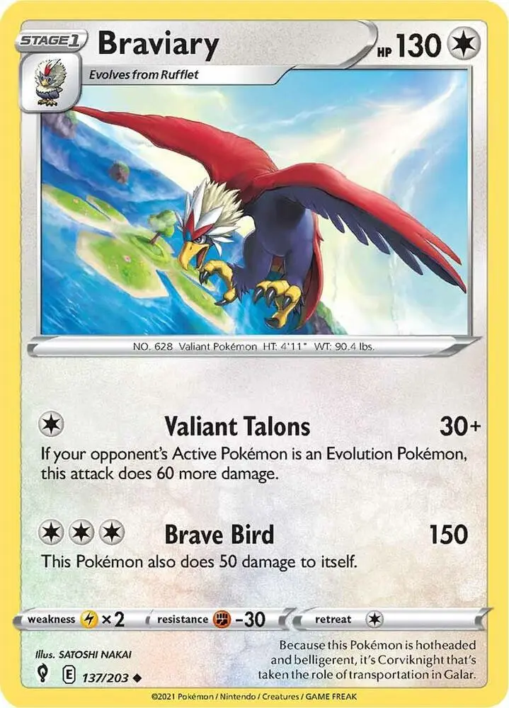 Braviary, Evolving Skies 137/203