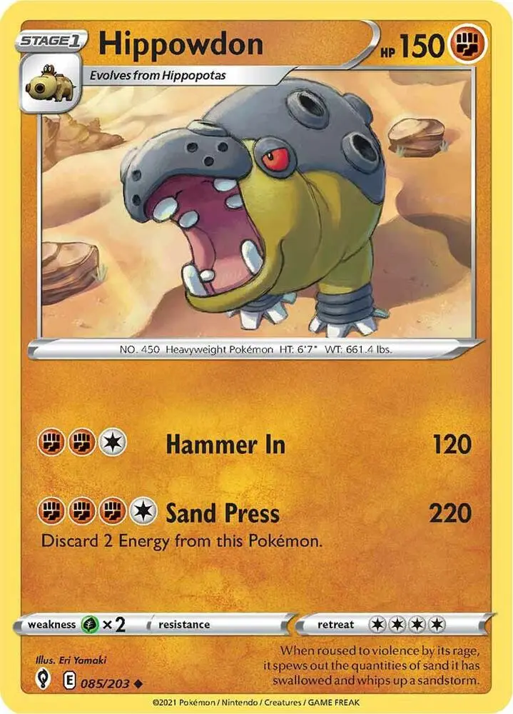 Hippowdon, Evolving Skies 85/203