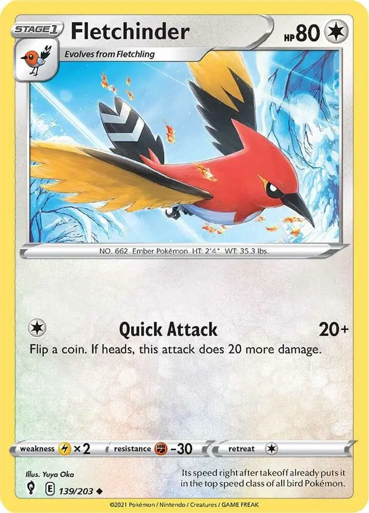 Fletchinder, Evolving Skies 139/203
