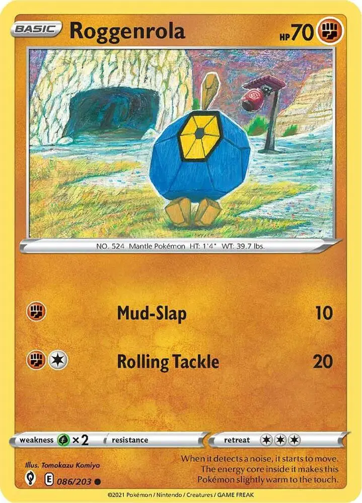 Roggenrola, Evolving Skies 86/203