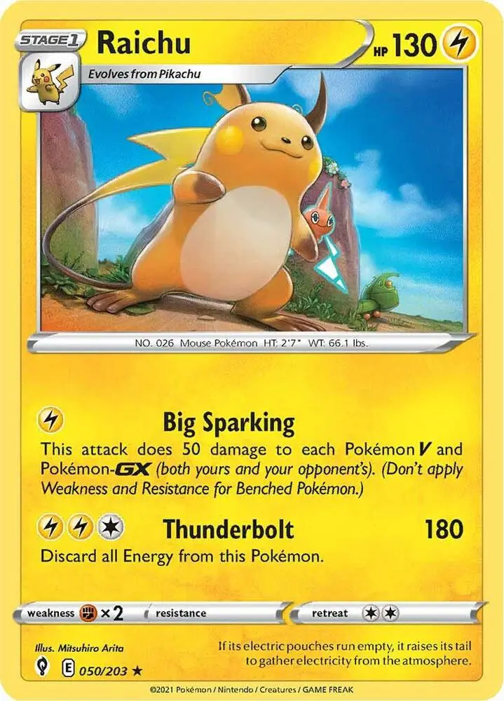 Raichu, Evolving Skies 50/203