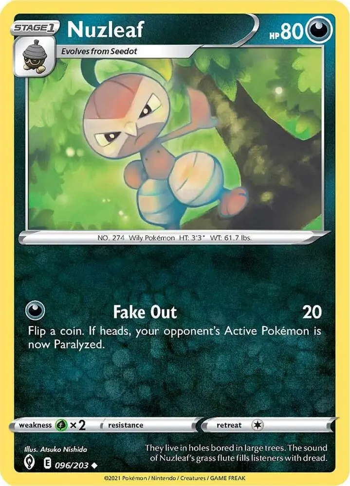 Nuzleaf, Evolving Skies 96/203