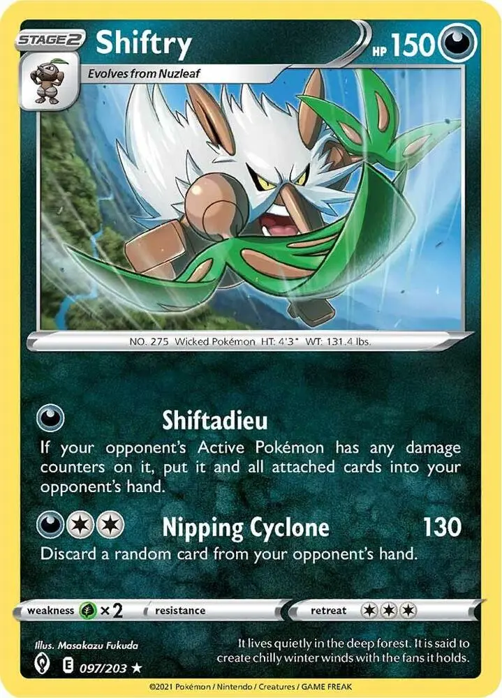 Shiftry, Evolving Skies 97/203