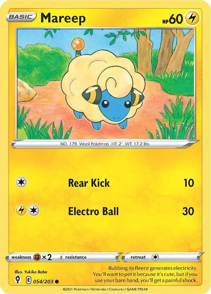 Mareep, Evolving Skies 54/203