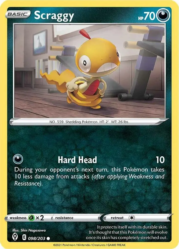 Scraggy, Evolving Skies 98/203