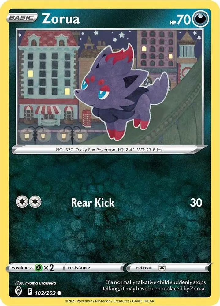 Zorua, Evolving Skies 102/203