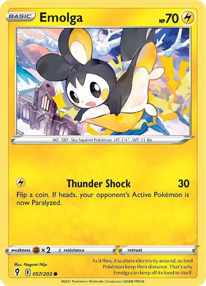 Emolga, Evolving Skies 57/203