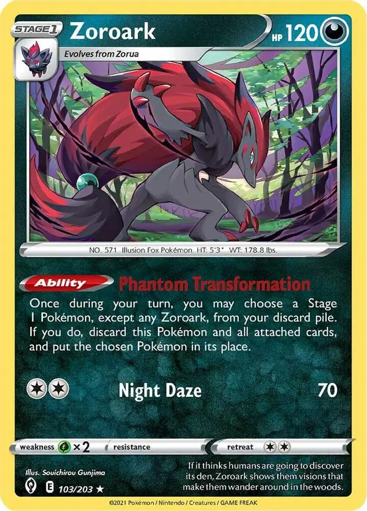 Zoroark, Evolving Skies 103/203