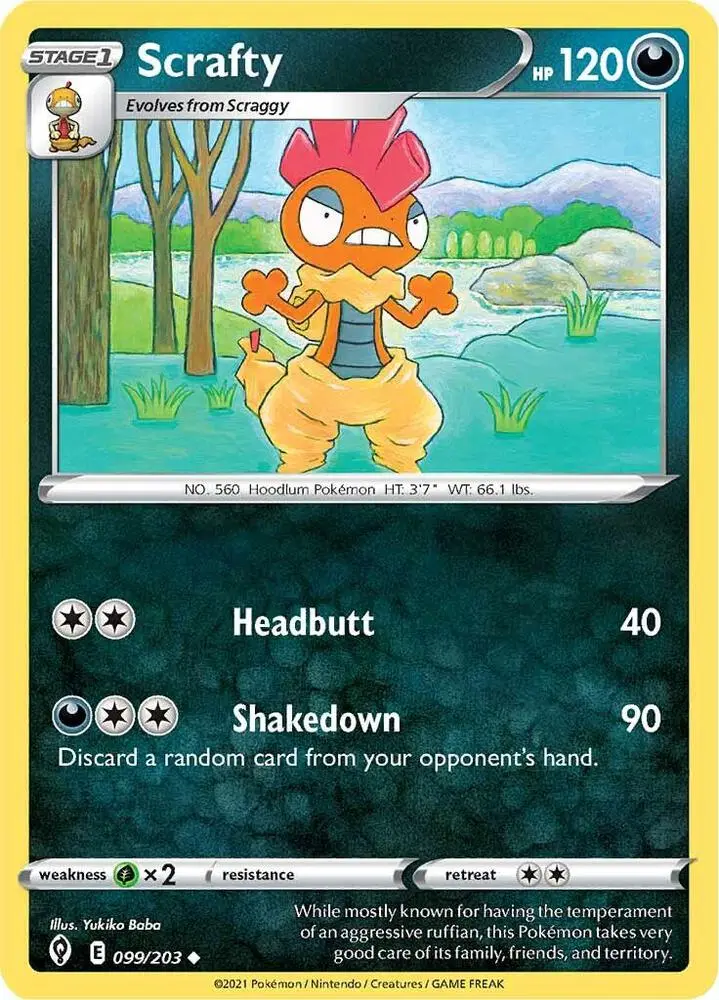 Scrafty, Evolving Skies 99/203