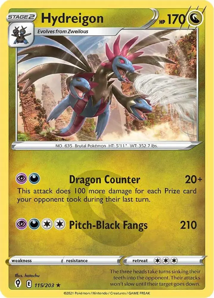 Hydreigon, Evolving Skies 115/203