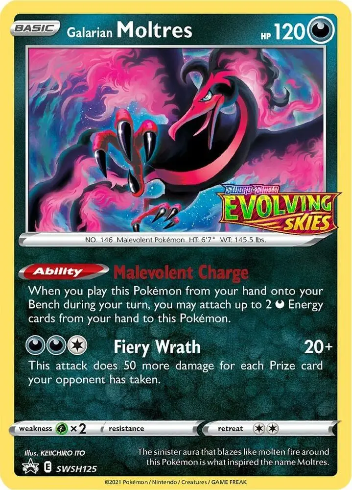Galarian Moltres, SWSH Black Star Promos SWSH125/307