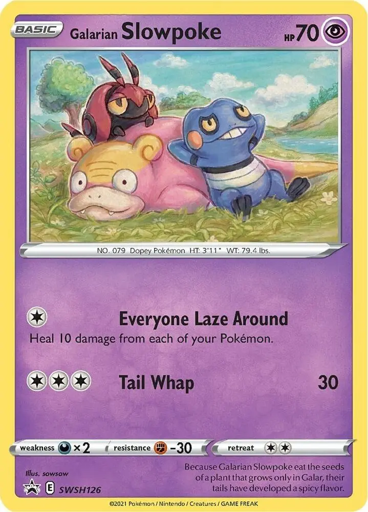 Galarian Slowpoke, SWSH Black Star Promos SWSH126/307