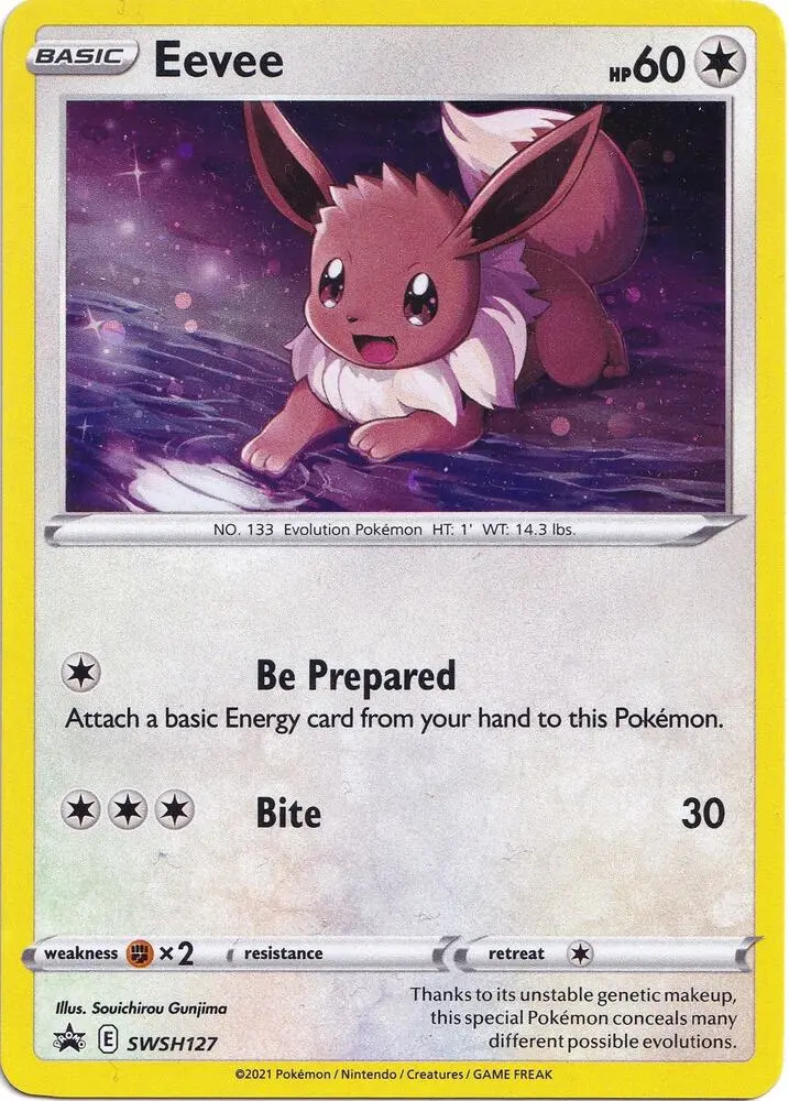 Eevee, SWSH Black Star Promos SWSH127/307