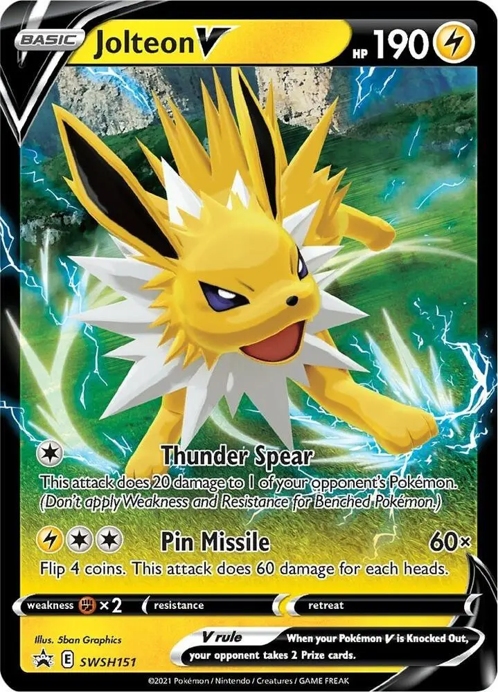 Jolteon V, SWSH Black Star Promos SWSH151/307