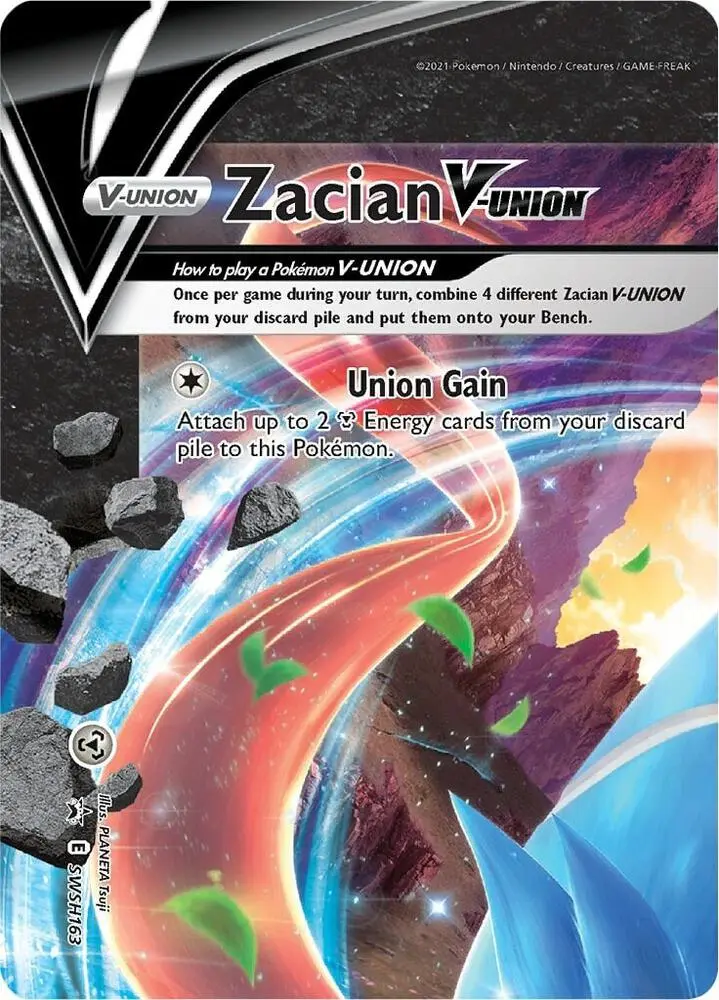 Zacian V-UNION, SWSH Black Star Promos SWSH163/307