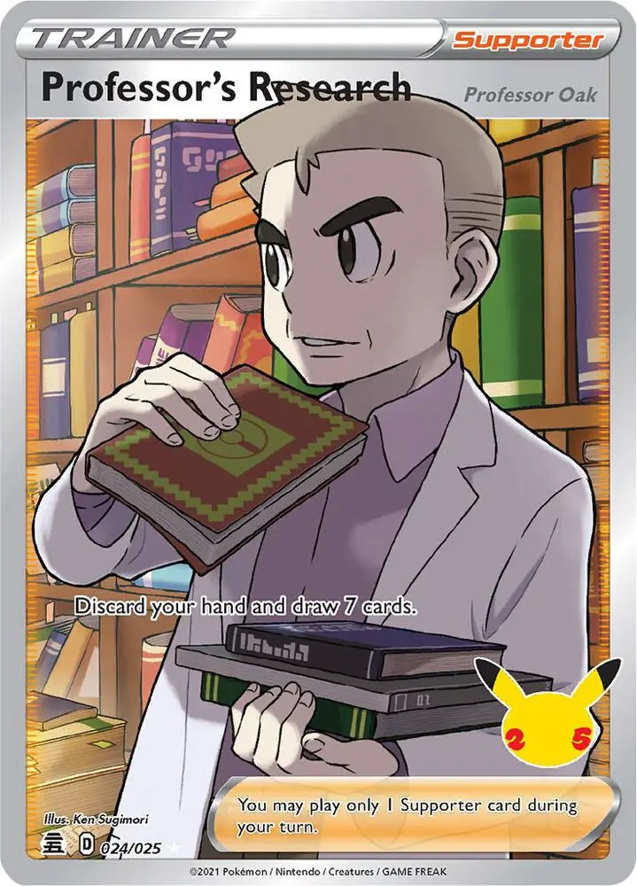 Professor's Research (Professor Oak), Celebrations 24/25