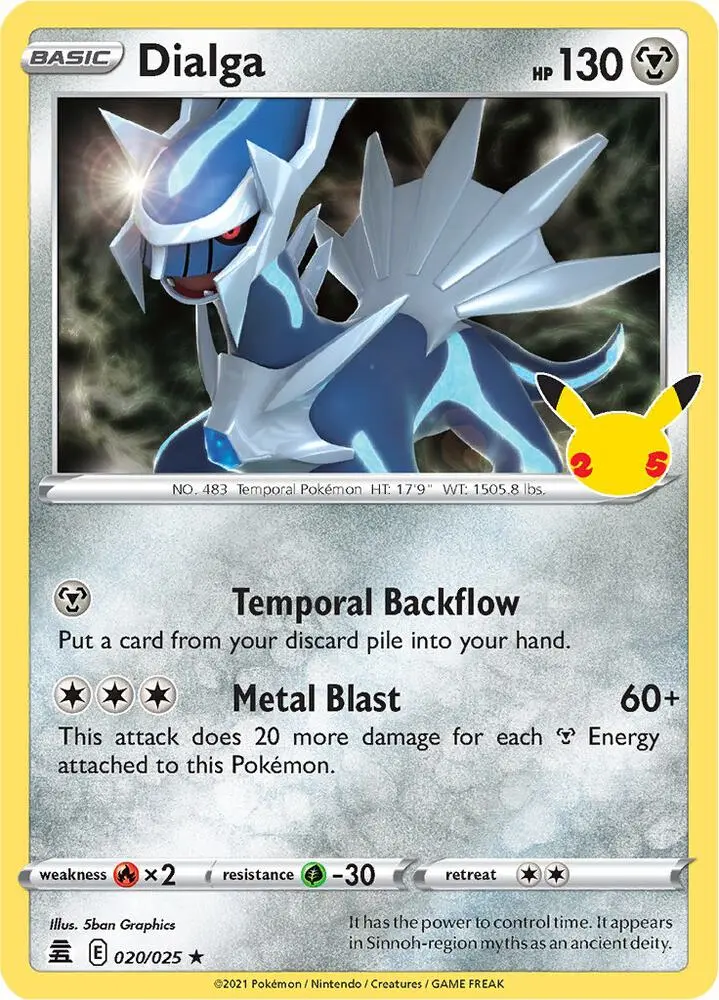 Dialga, Celebrations 20/25