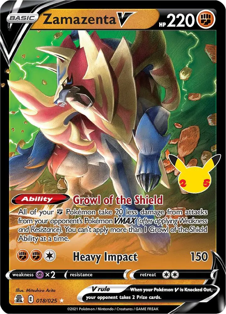 Zamazenta V, Celebrations 18/25
