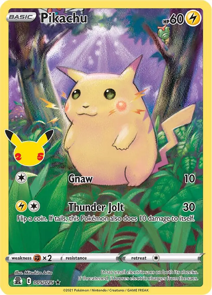 Pikachu, Celebrations 5/25