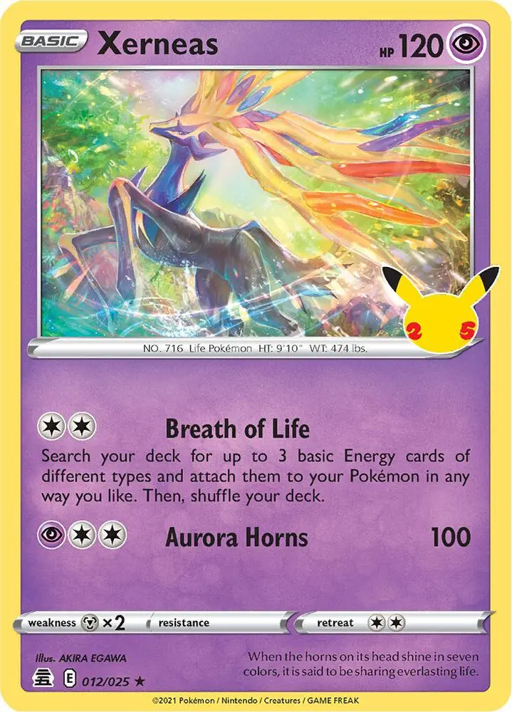 Xerneas, Celebrations 12/25