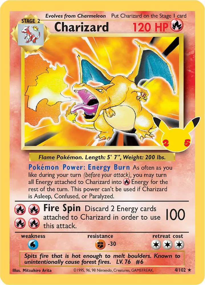 Charizard, Celebrations Classic Collection CC002/25