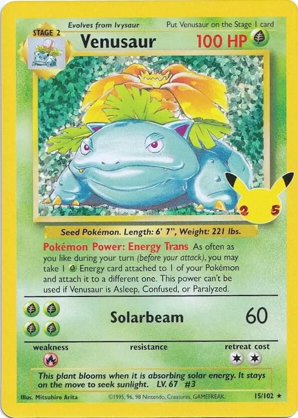 Venusaur, Celebrations Classic Collection CC003/25