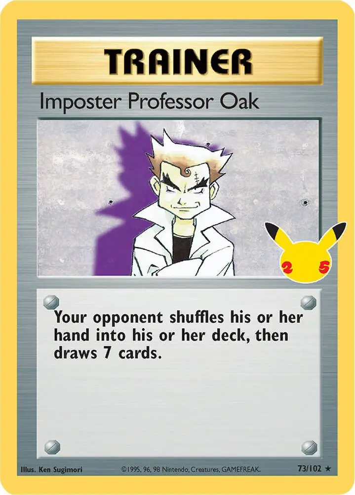 Imposter Professor Oak, Celebrations Classic Collection CC004/25