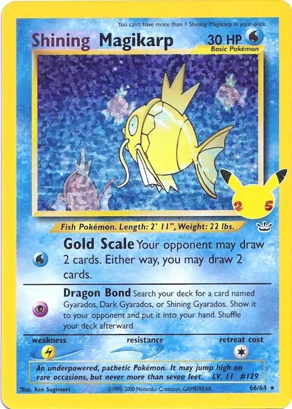 Shining Magikarp, Celebrations Classic Collection CC010/25