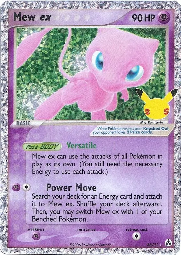 Mew ex, Celebrations Classic Collection CC013/25